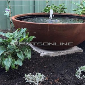 Rustic Low Bowl Potsonline Sydneys Best Range Of Garden Pots