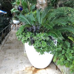 Potsonline - Lightweight Terrazzo - Giant Egg Planter