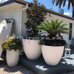 Potsonline - Lightweight Terrazzo - Giant Egg Planter