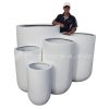 Factory Direct Pots - Tall U-Planter-Satin White